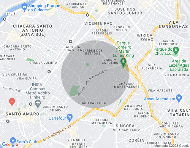 Imóvel no mapa