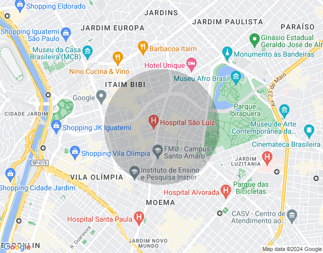 Imóvel no mapa