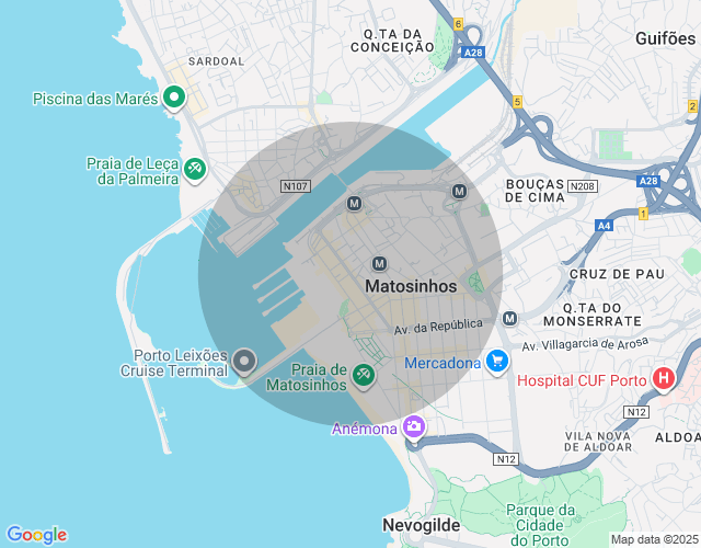 Imóvel no mapa
