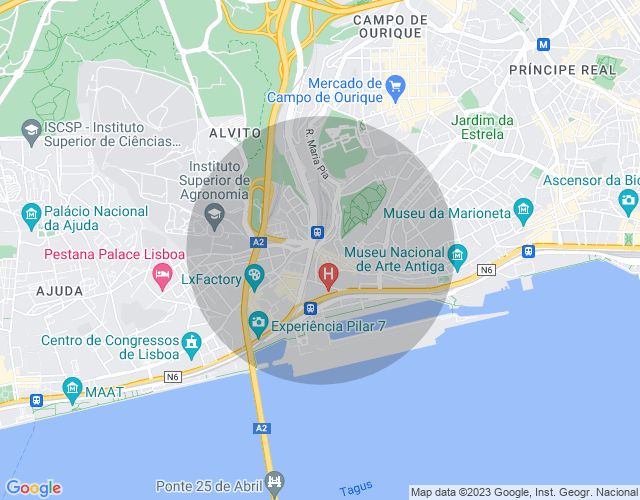 Imóvel no mapa