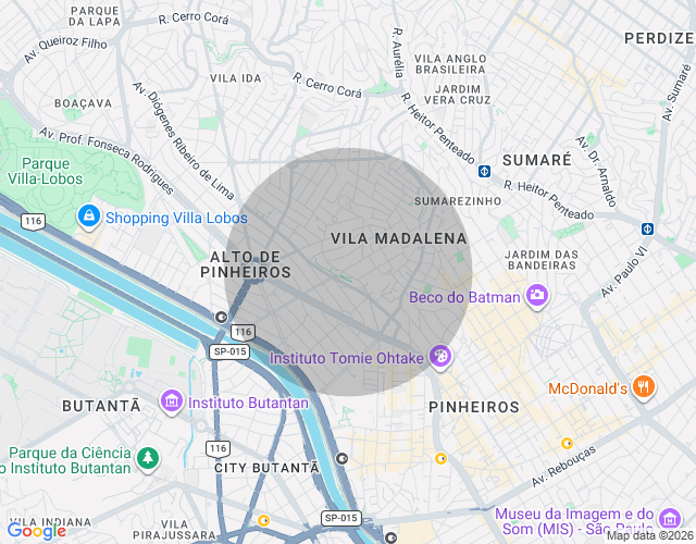 Imóvel no mapa