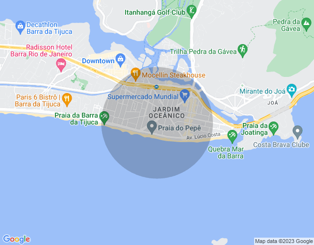 Imóvel no mapa