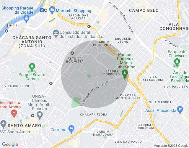 Imóvel no mapa