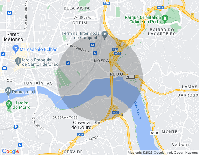 Imóvel no mapa