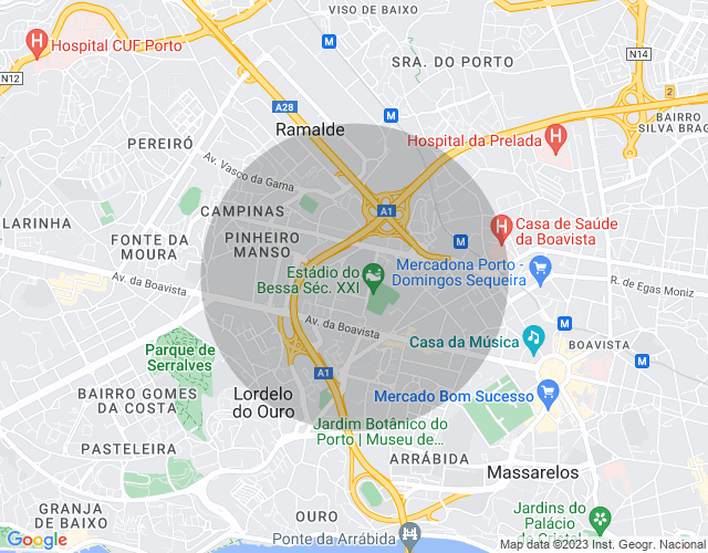 Imóvel no mapa