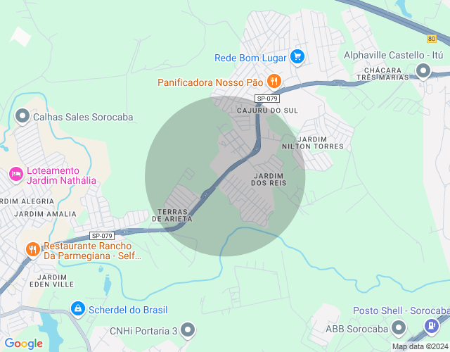 Imóvel no mapa