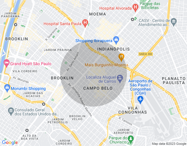 Imóvel no mapa