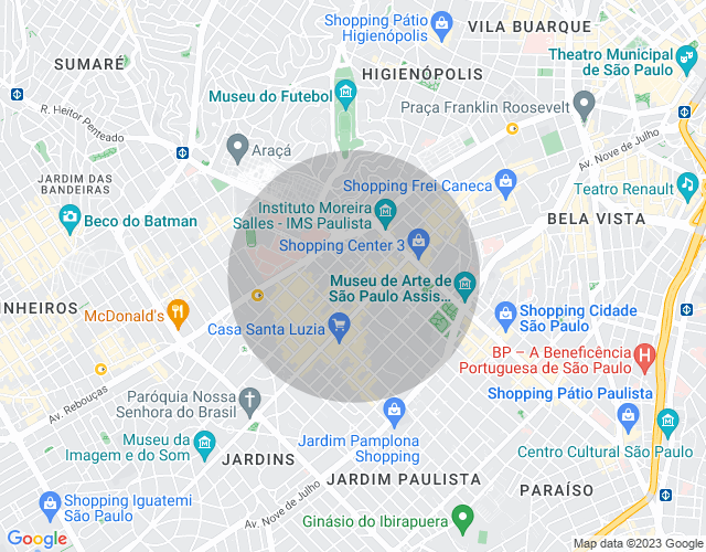 Imóvel no mapa