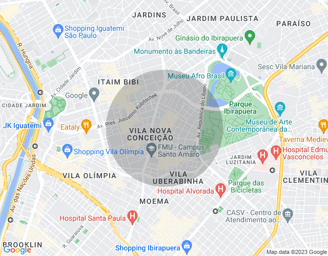 Imóvel no mapa