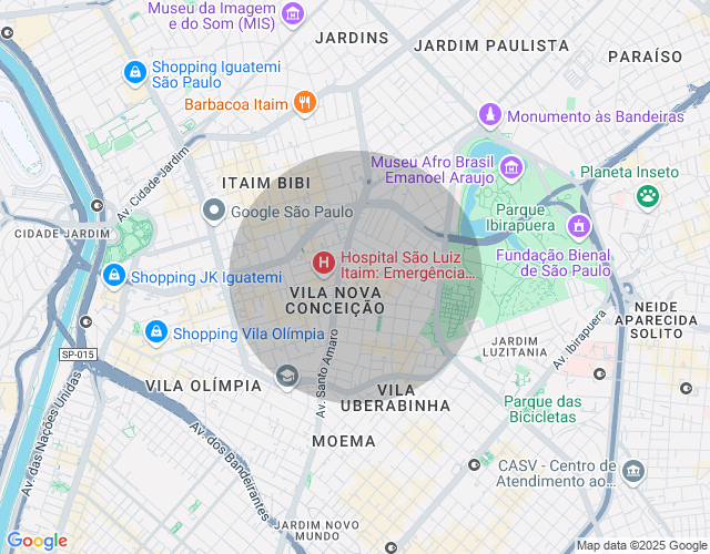 Imóvel no mapa
