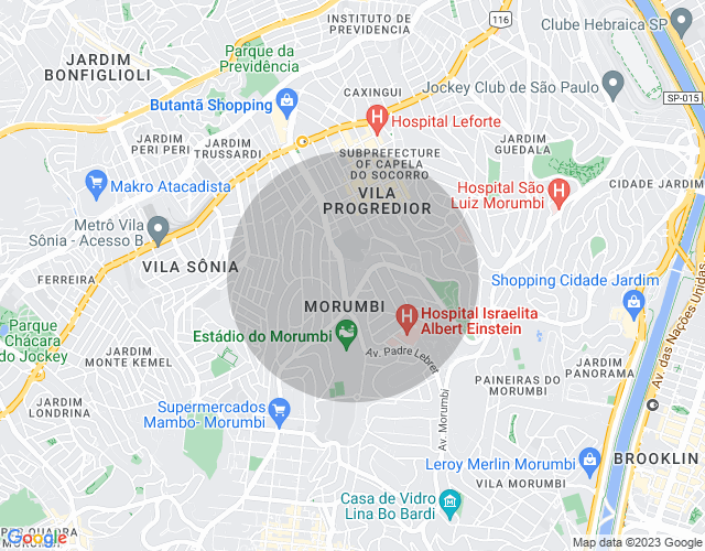 Imóvel no mapa