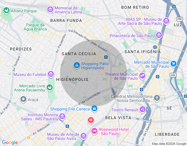 Imóvel no mapa
