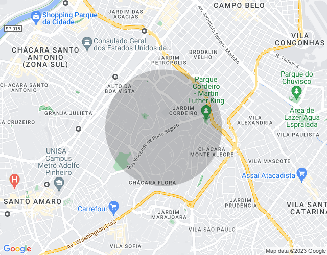 Imóvel no mapa