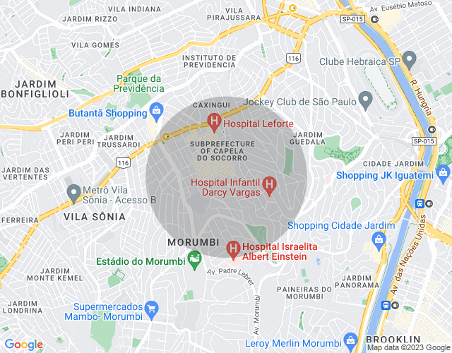 Imóvel no mapa