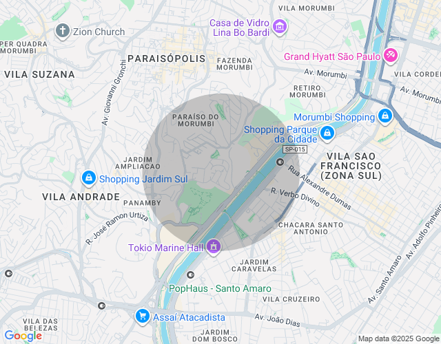 Imóvel no mapa