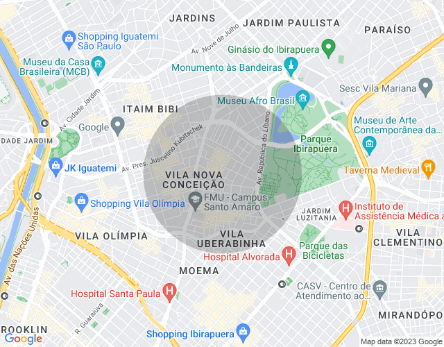 Imóvel no mapa