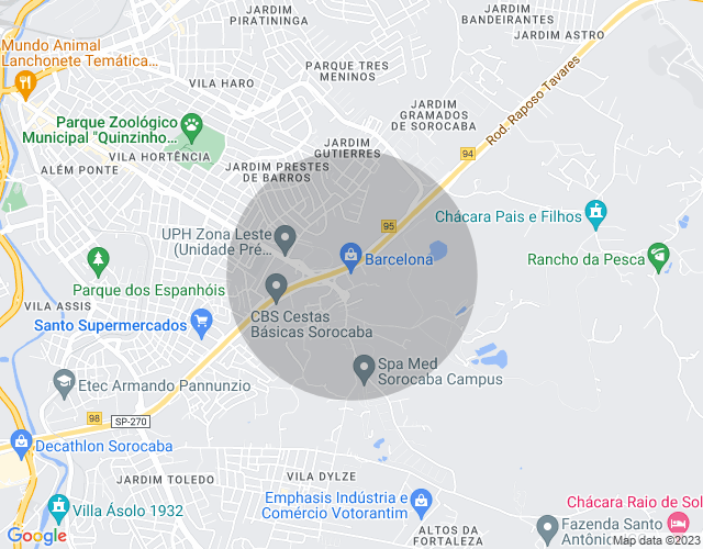 Imóvel no mapa