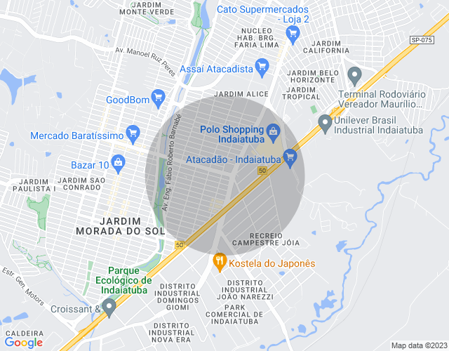 Imóvel no mapa