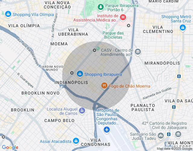 Imóvel no mapa