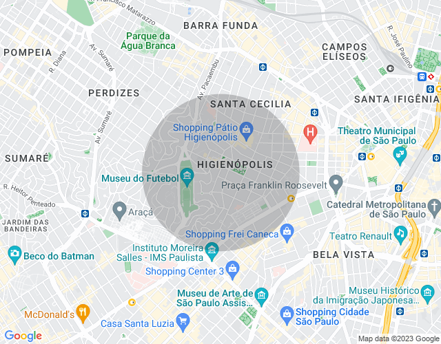 Imóvel no mapa