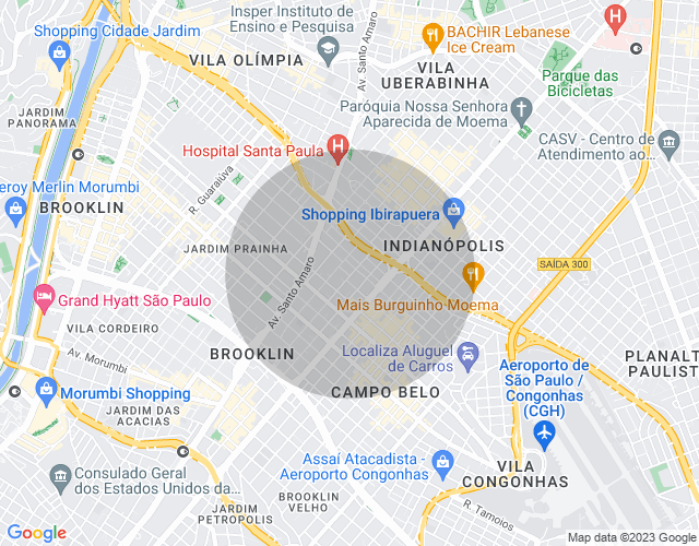 Imóvel no mapa