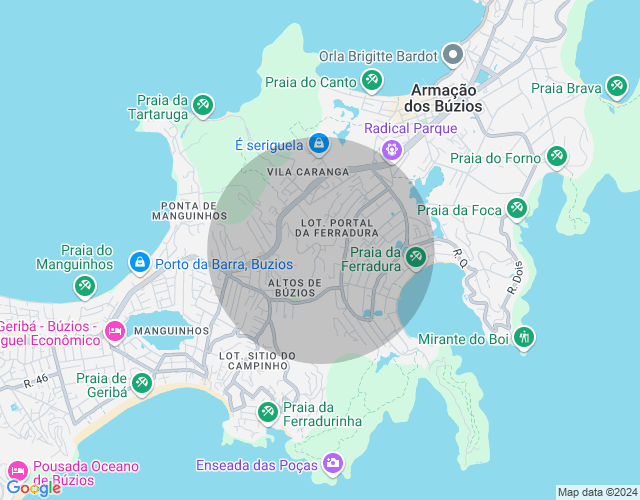 Imóvel no mapa