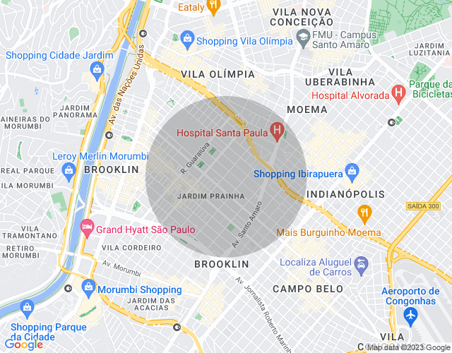 Imóvel no mapa