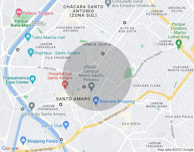 Imóvel no mapa