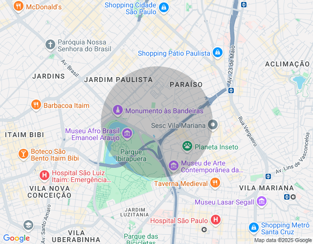 Imóvel no mapa
