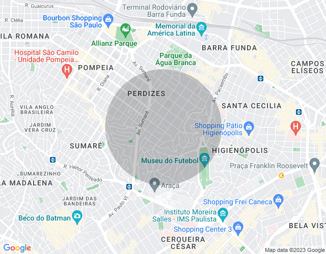 Imóvel no mapa