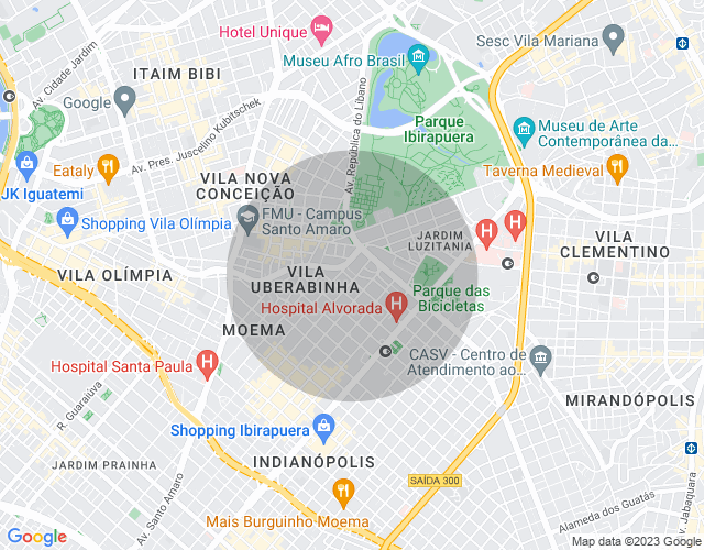 Imóvel no mapa