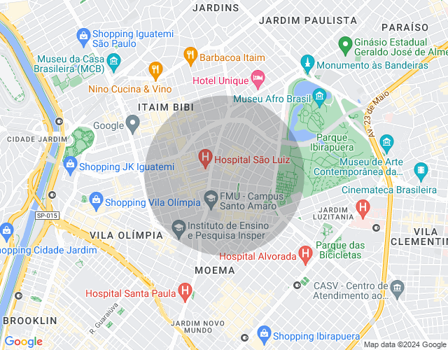 Imóvel no mapa