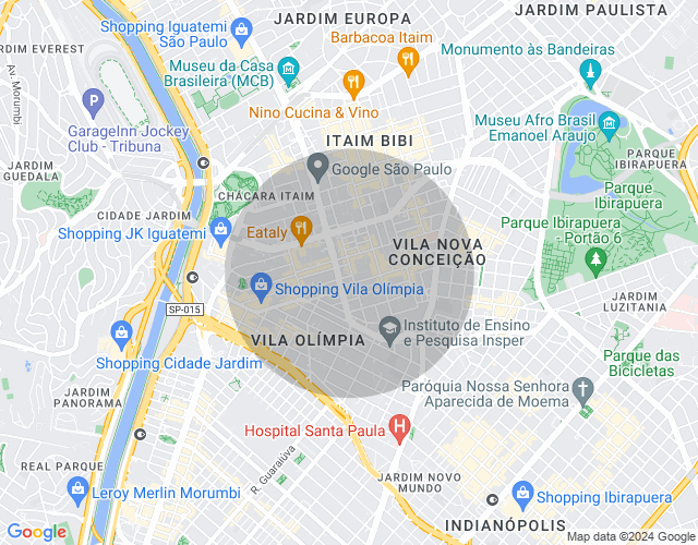 Imóvel no mapa