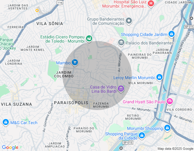 Imóvel no mapa