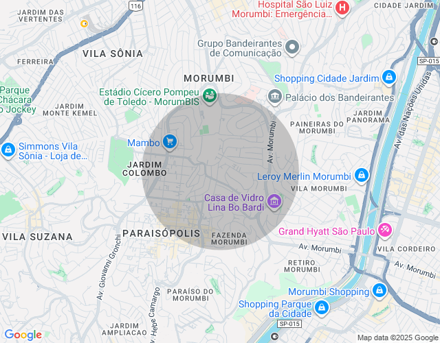 Imóvel no mapa