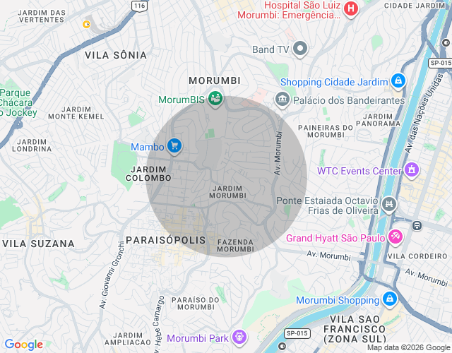 Imóvel no mapa