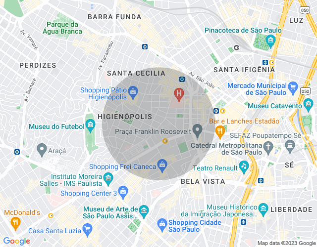 Imóvel no mapa