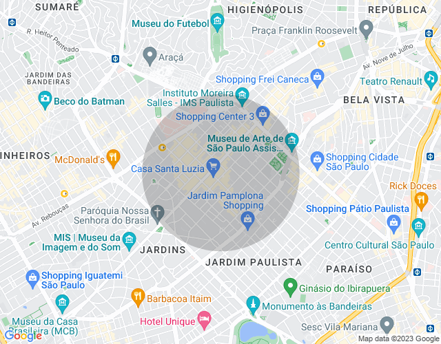 Imóvel no mapa