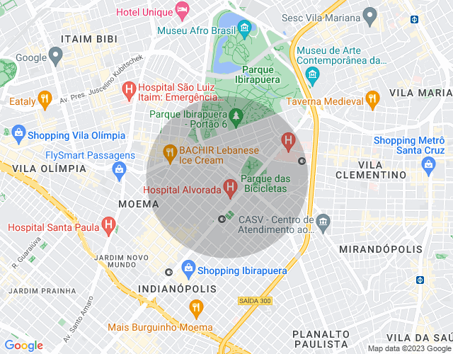 Imóvel no mapa