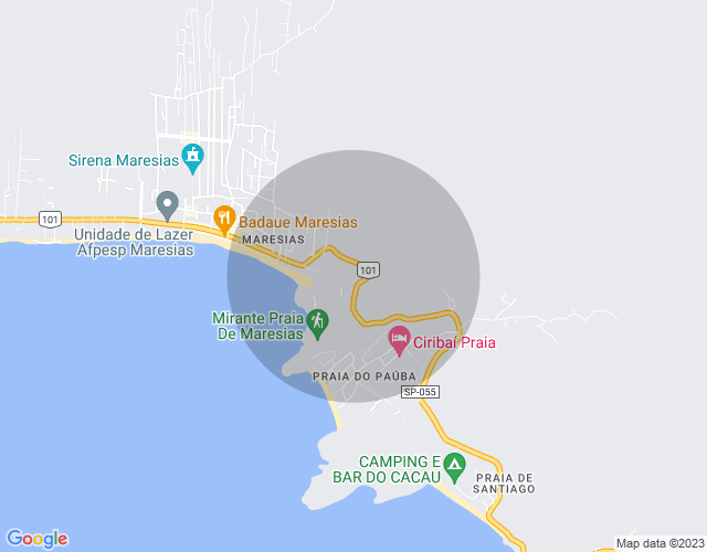 Imóvel no mapa