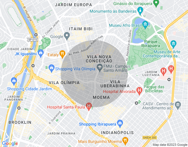 Imóvel no mapa