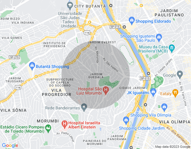 Imóvel no mapa