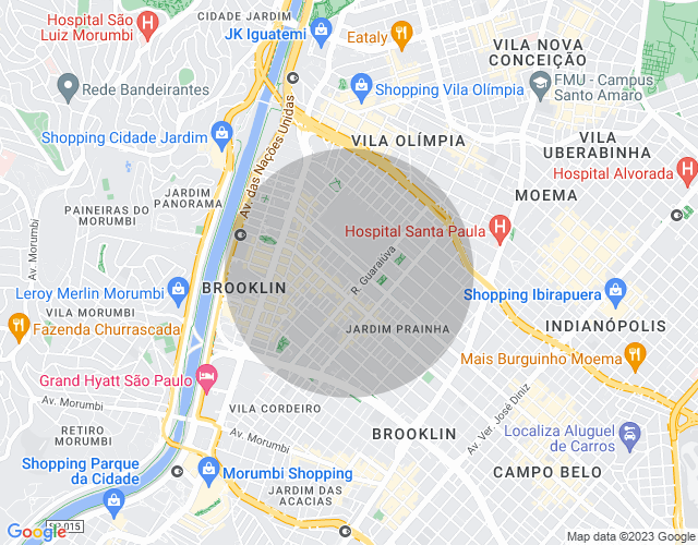 Imóvel no mapa