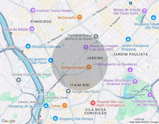 Imóvel no mapa