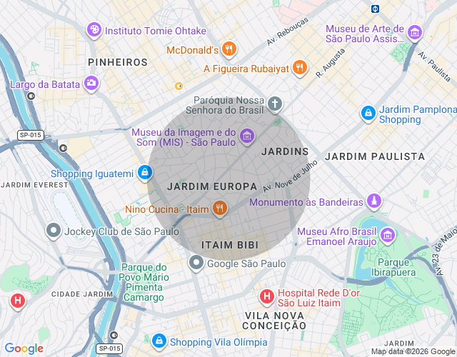 Imóvel no mapa