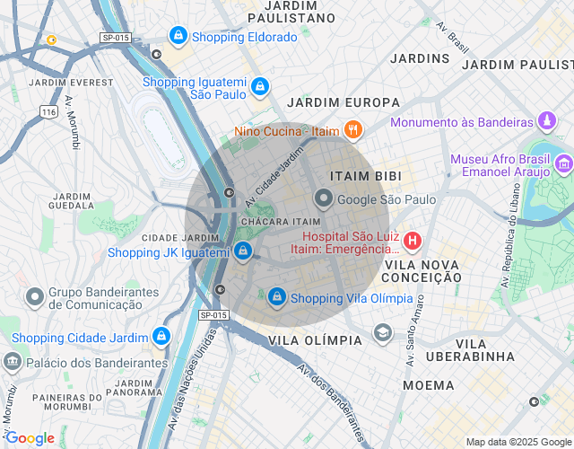 Imóvel no mapa