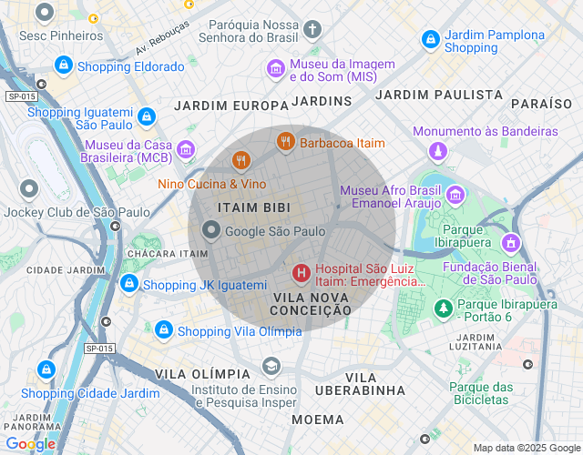 Imóvel no mapa