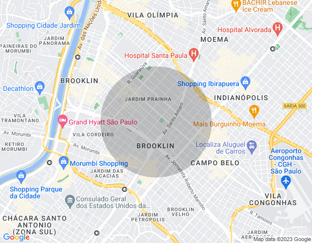 Imóvel no mapa