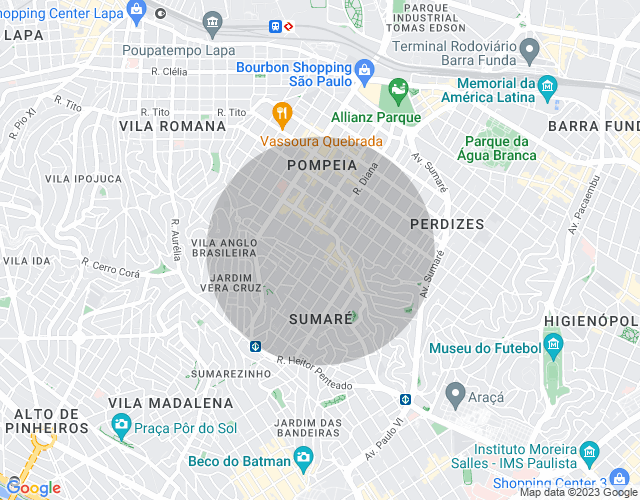 Imóvel no mapa