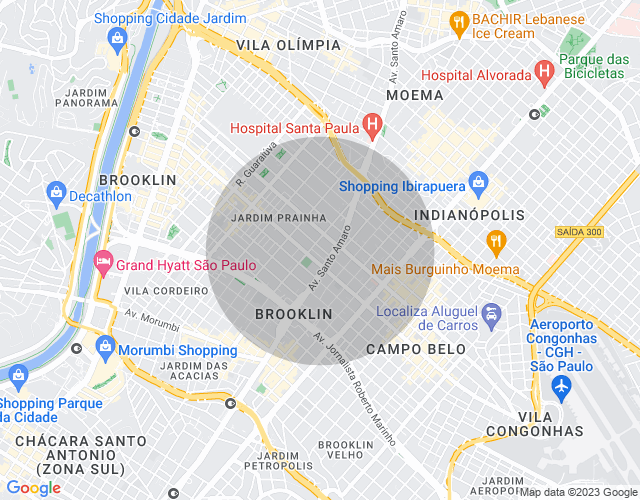 Imóvel no mapa